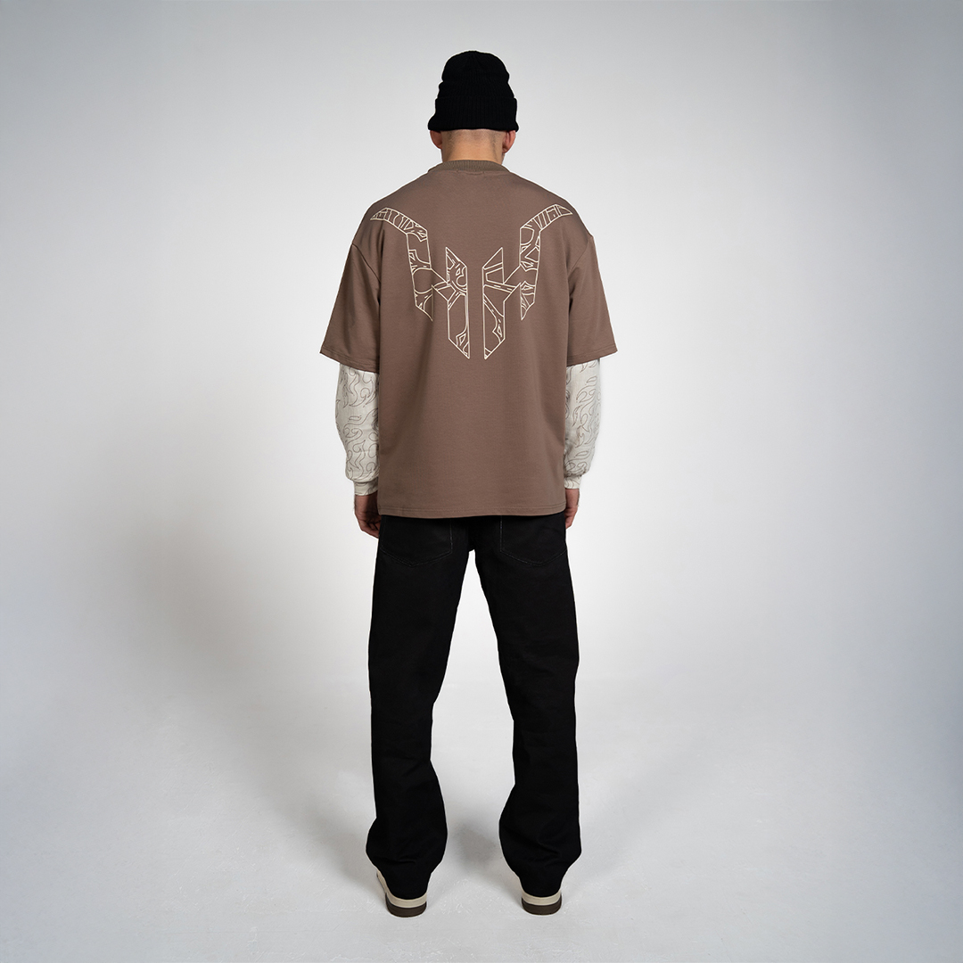 Longsleeve T-shirt Fly - Brown